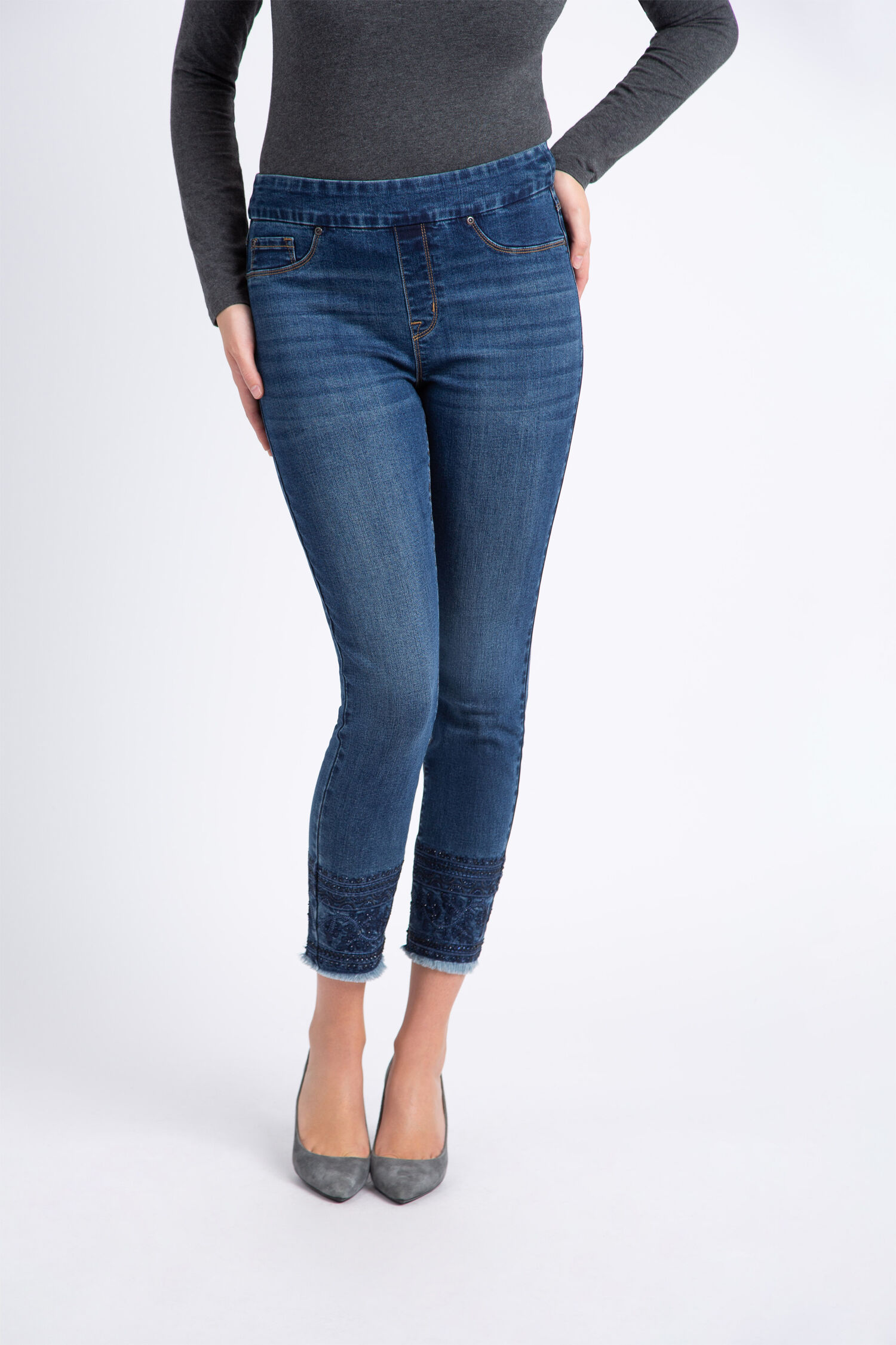 Audrey Pull-On Bling Jegging Image 1