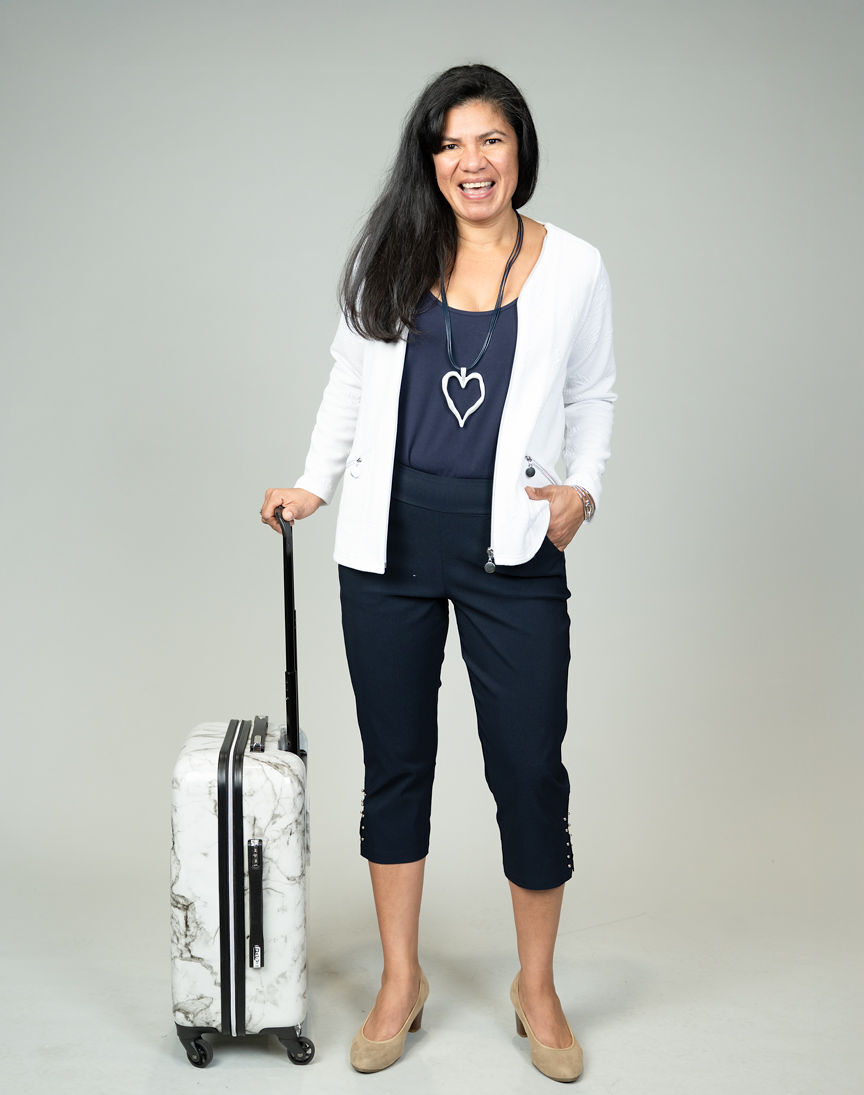 Rose Textured Zip-Up Jacket