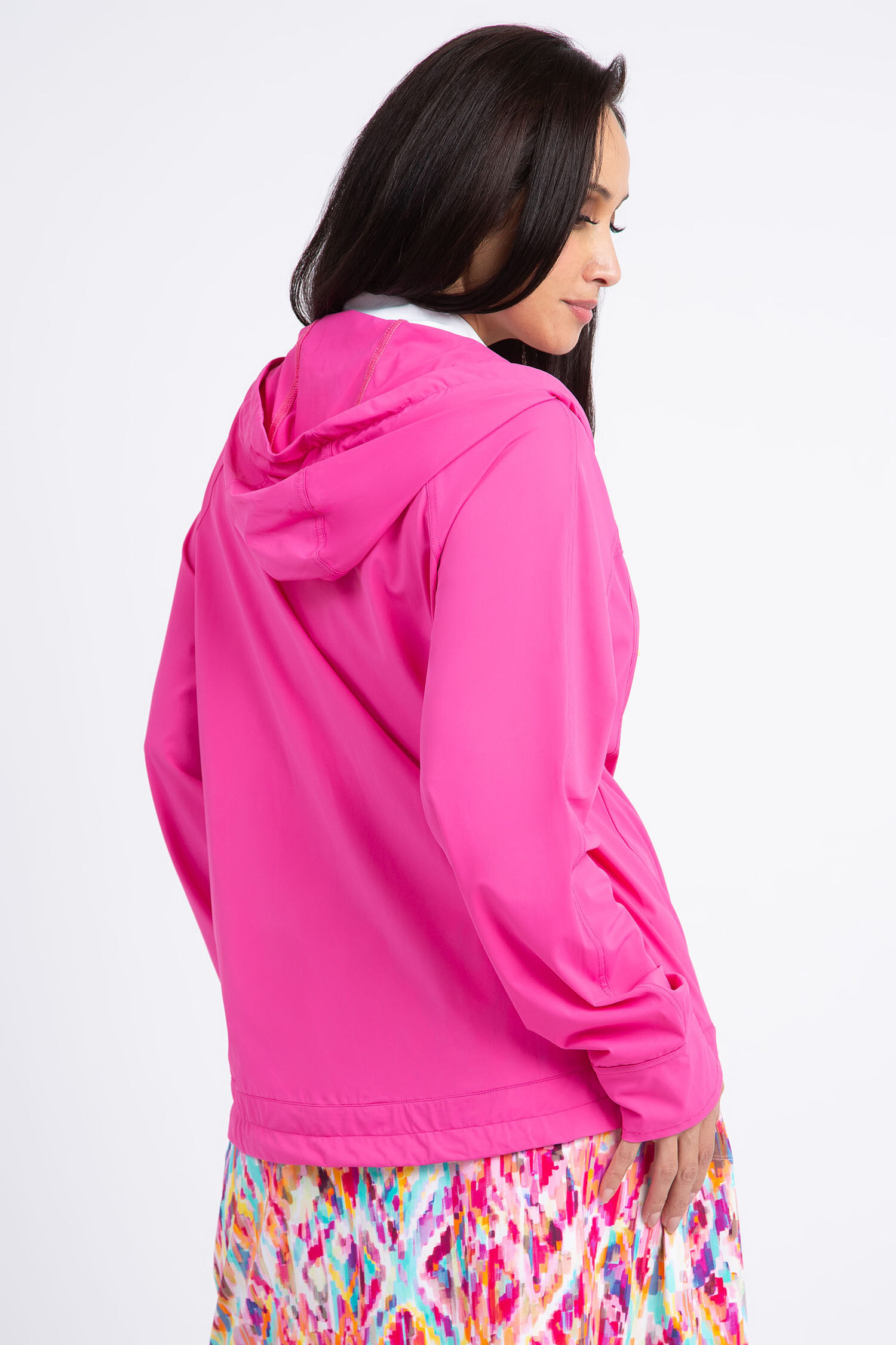 Long Sleeve Golf Jacket w/ Hood Image 4