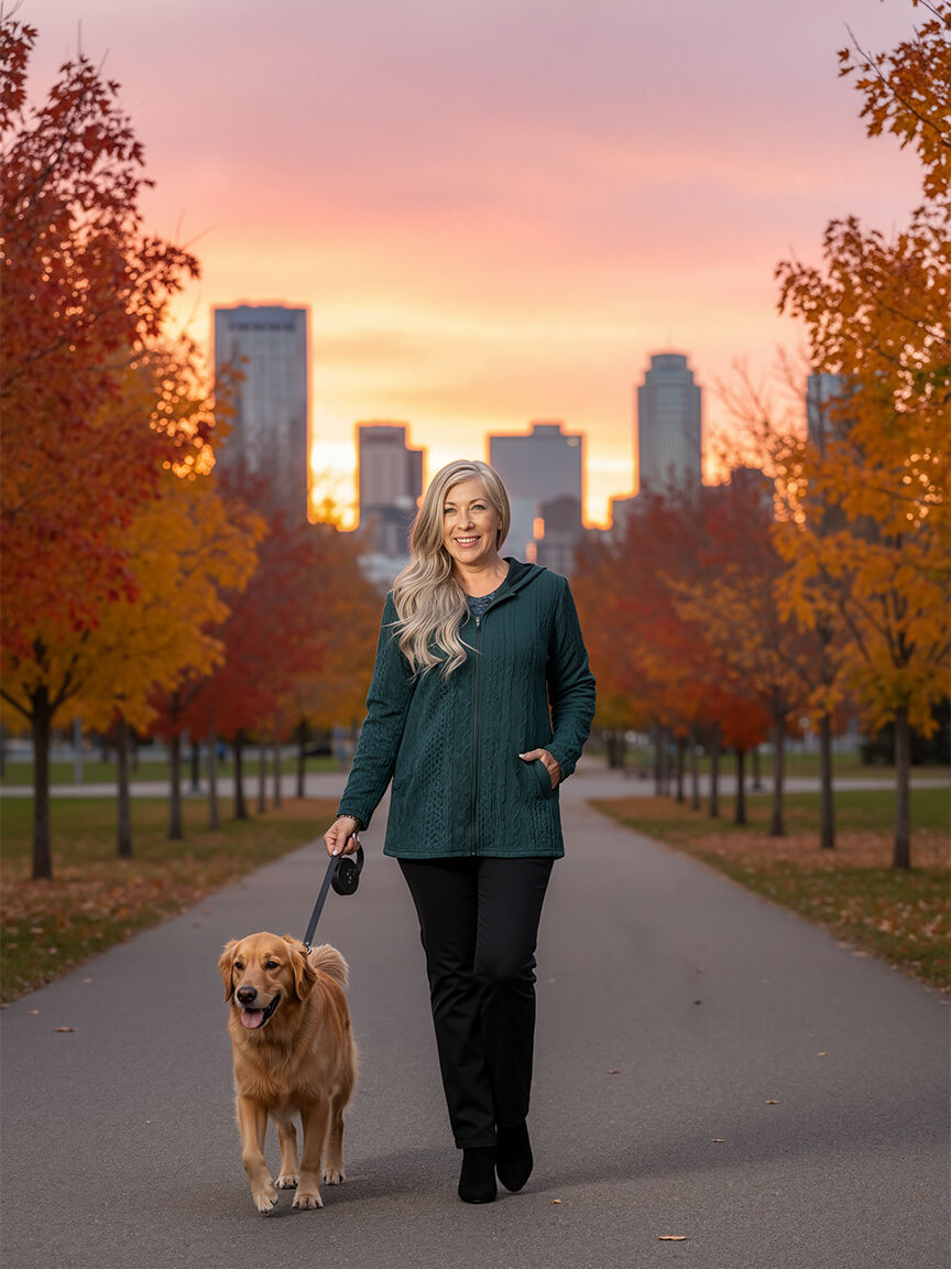 Long Sleeve Zip-Up hooded Sweater