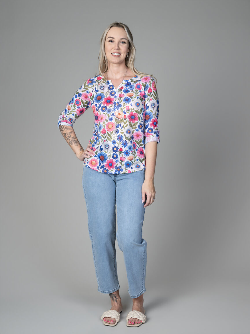 High-Waist Barrel Fit Jeans