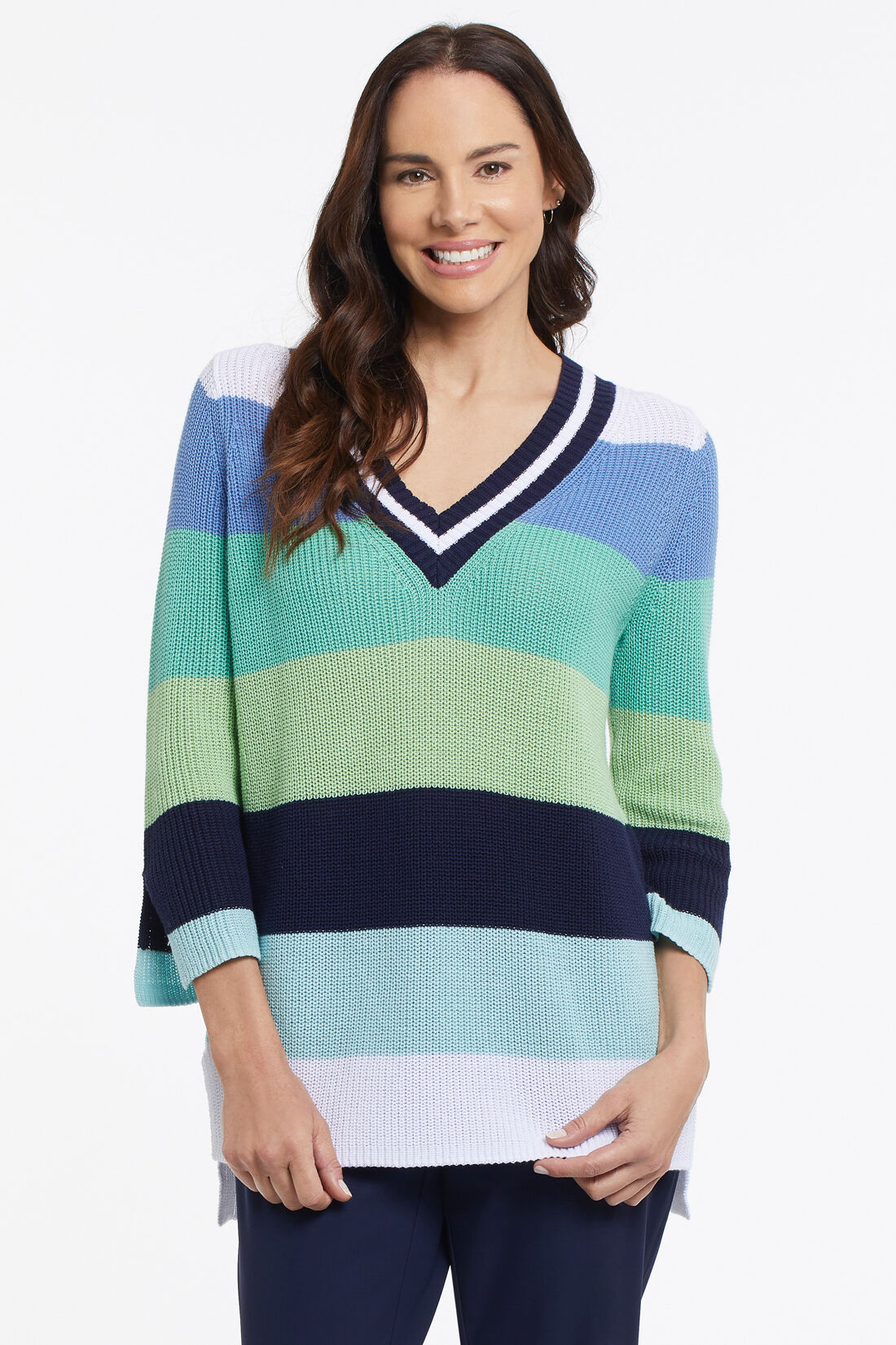 Nautical Cotton Sweater Image 1