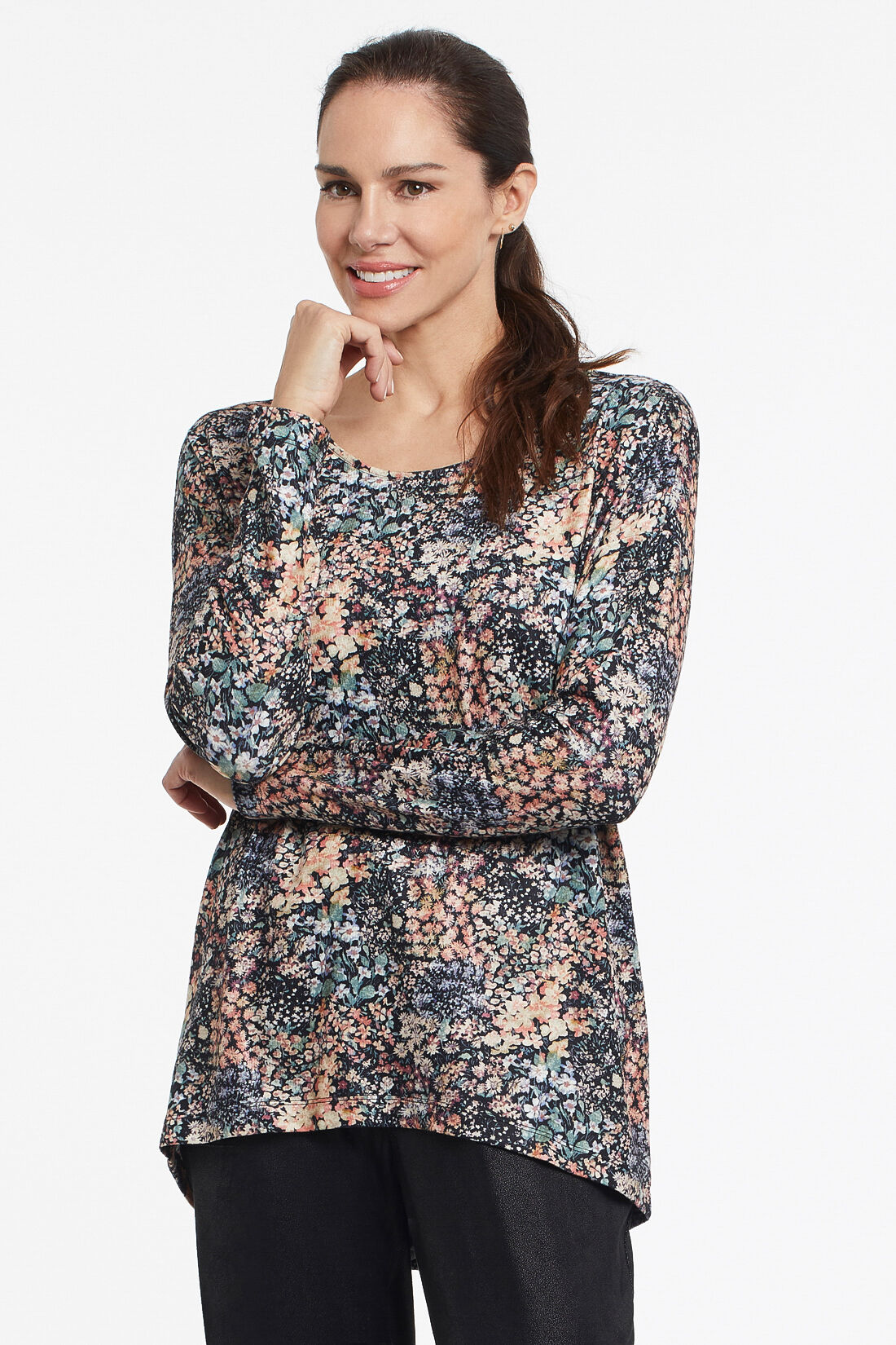 Ditsy Floral Top Image 1