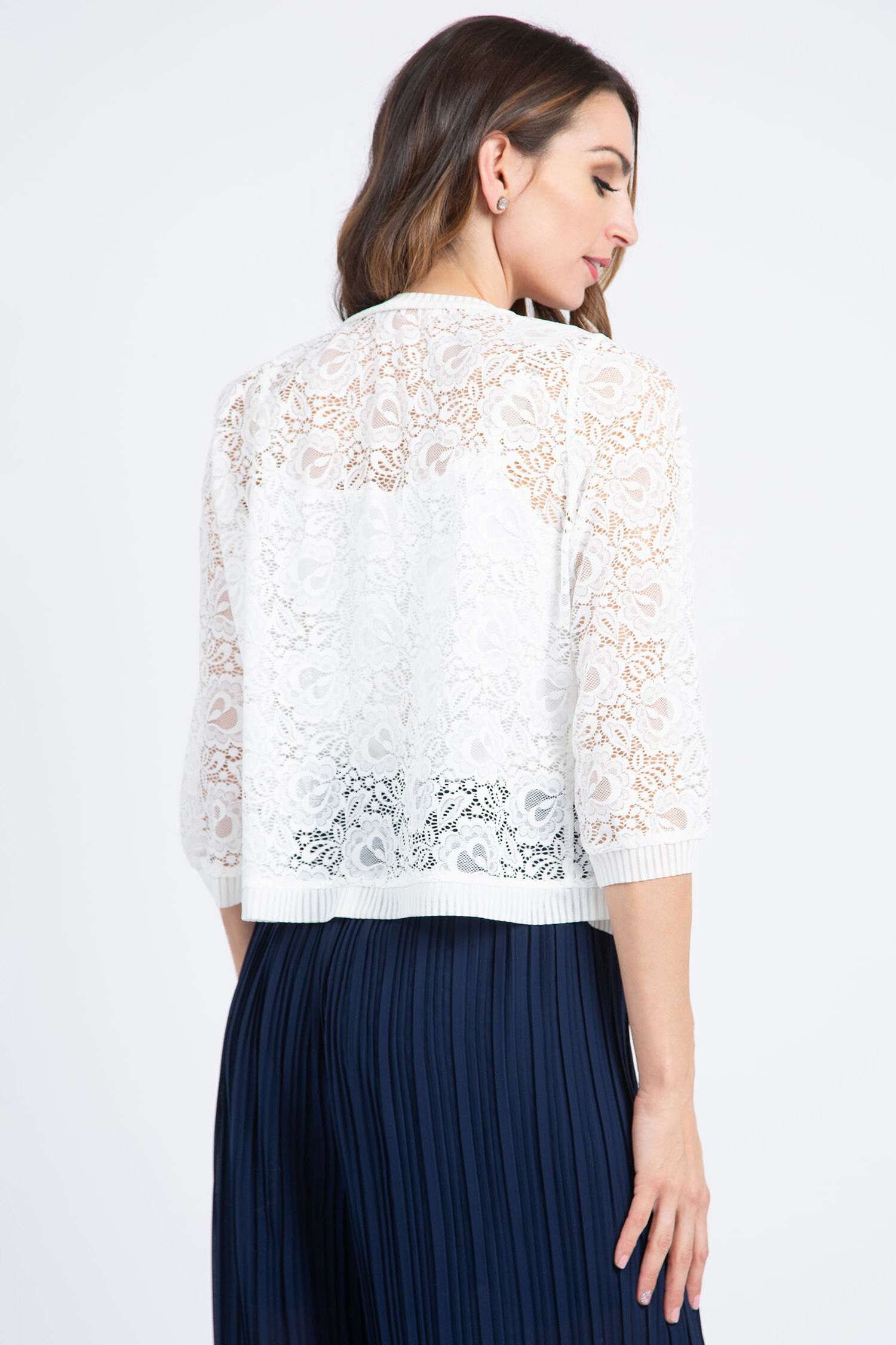 Floral Lace Cardigan Image 3