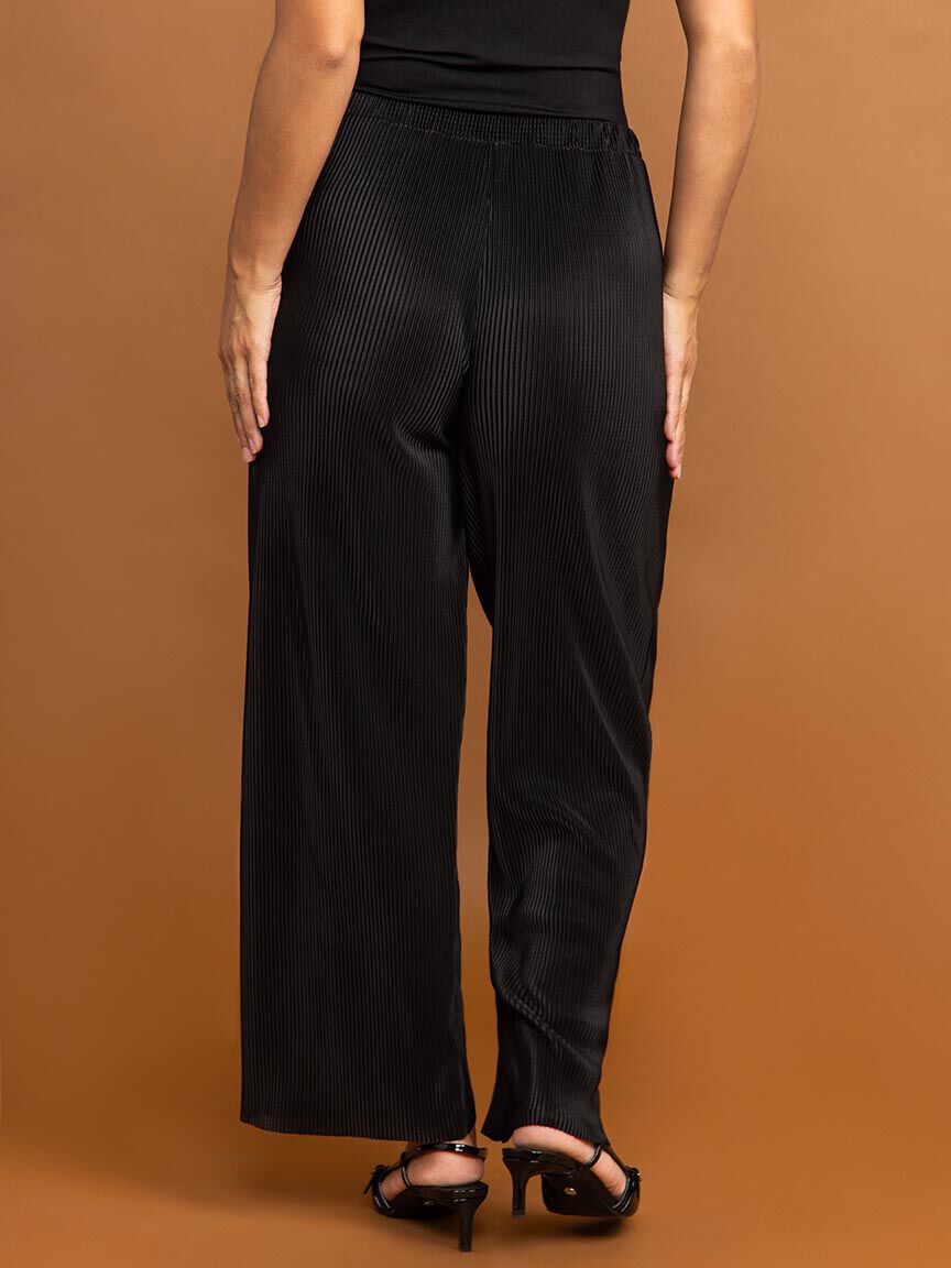 Pull On Plisse Pant Image 4