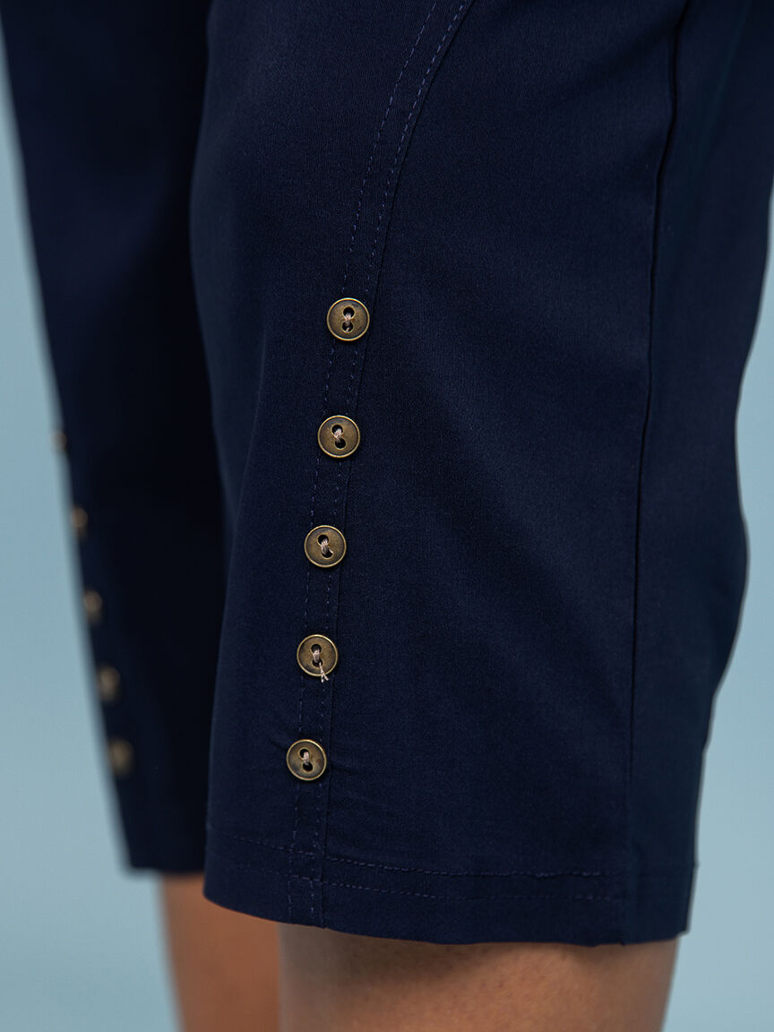 Grommet Detail Pull on Capri  Image 5