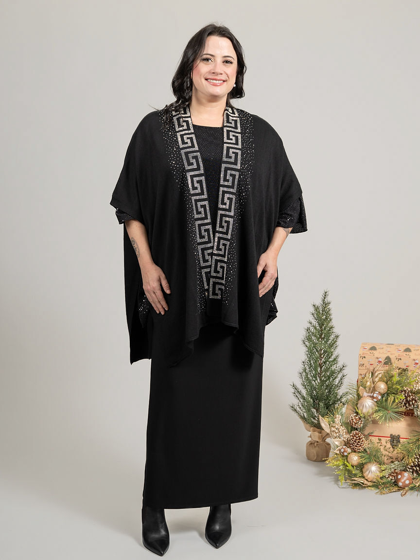 Open-Front Hotfix Shawl