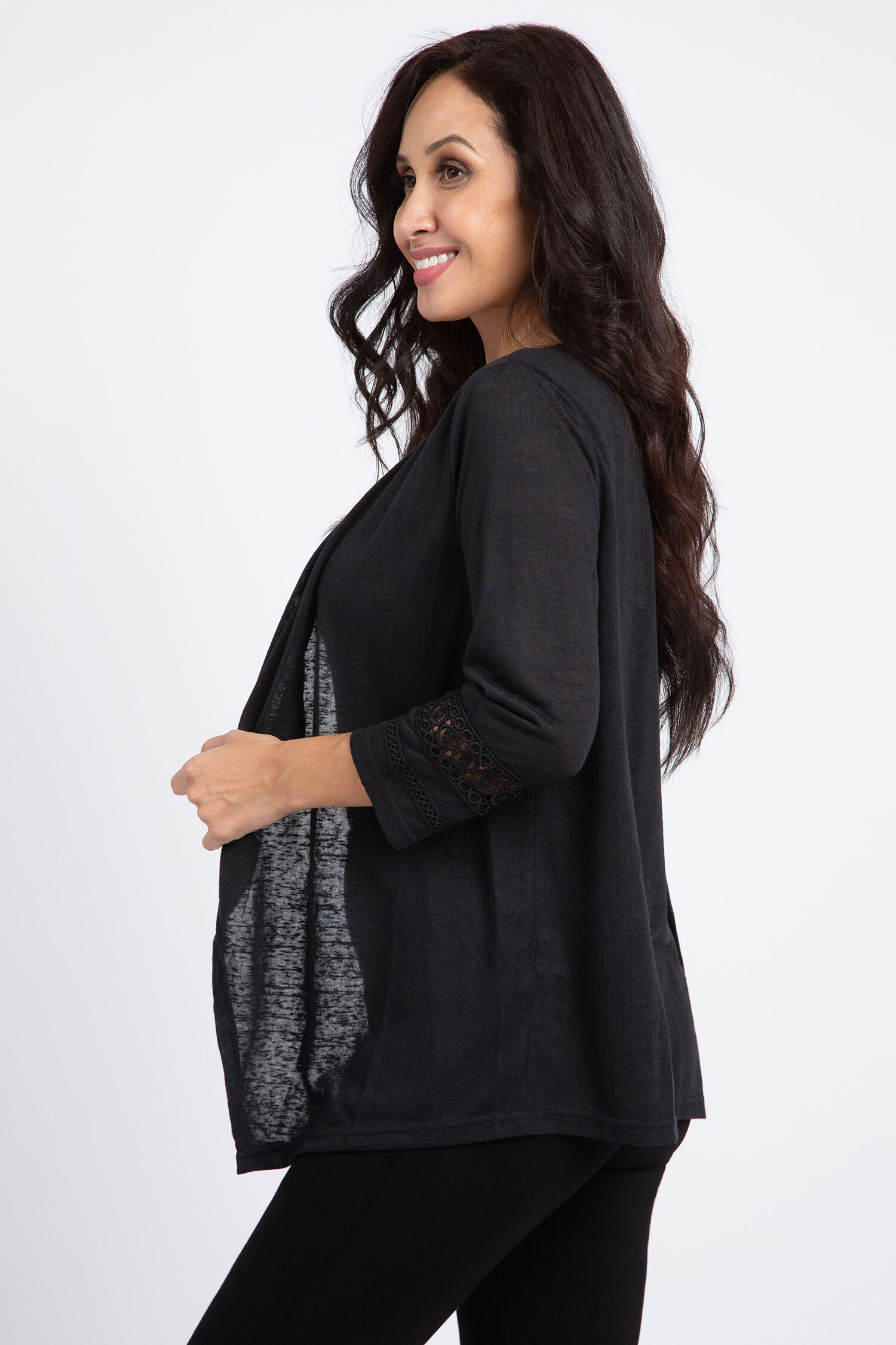 Crochet Cuff Cardigan  Image 2