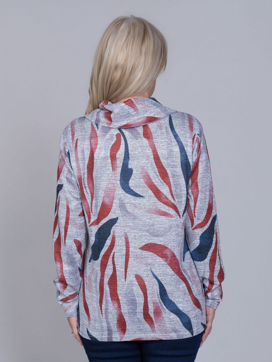 Long Sleeve Cowl Neck Top