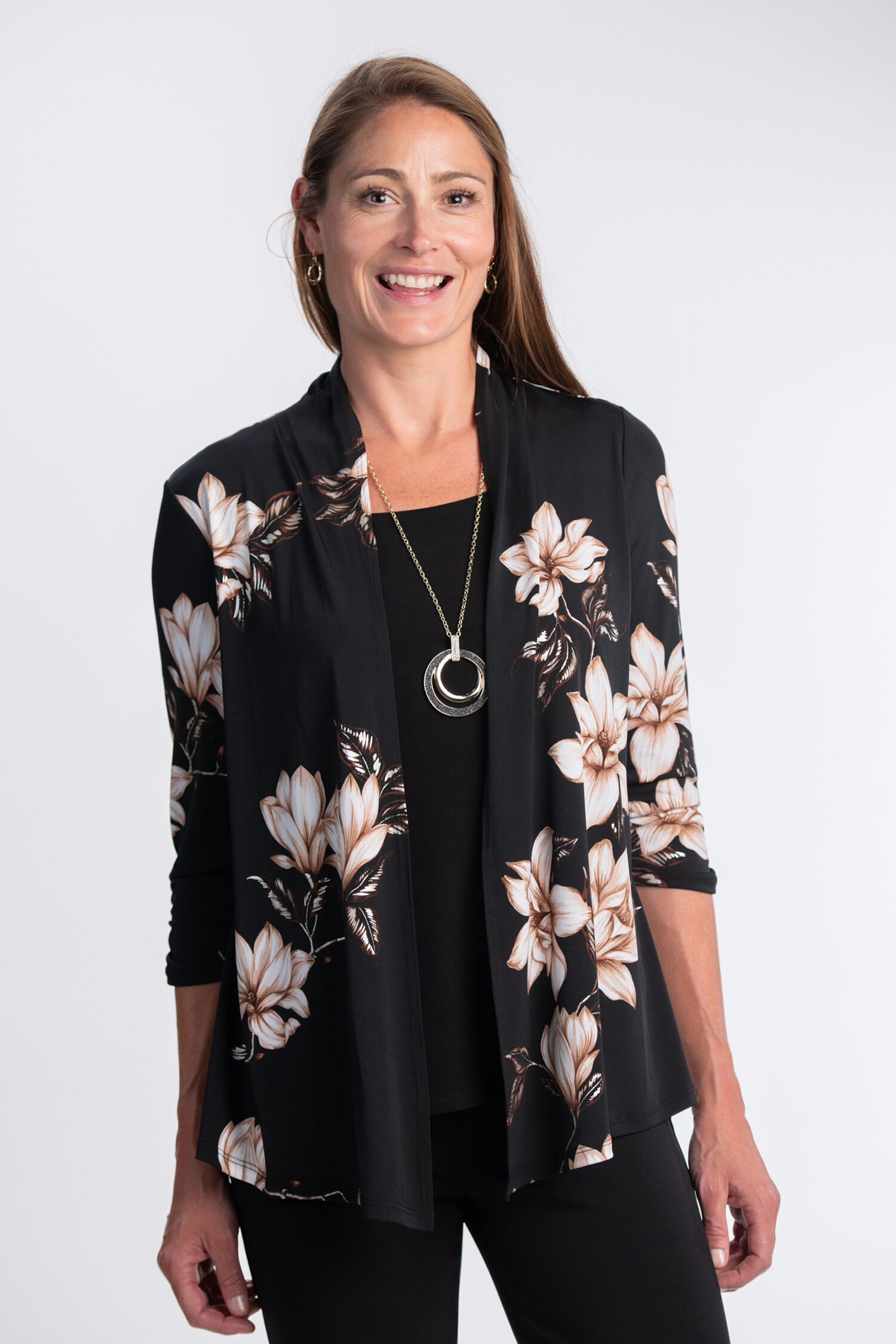 &frac34; Sleeve Fooler Top  Image 1