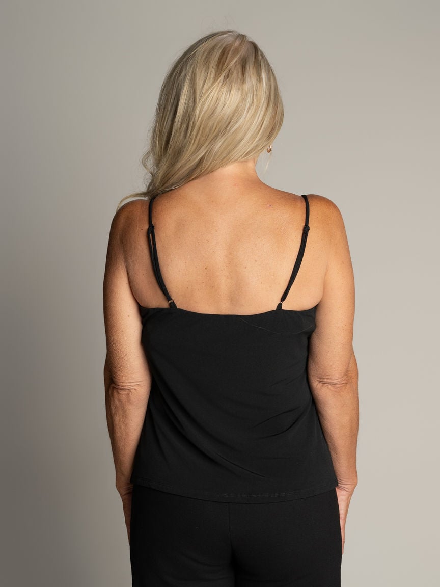 Cami With Lace Neckline