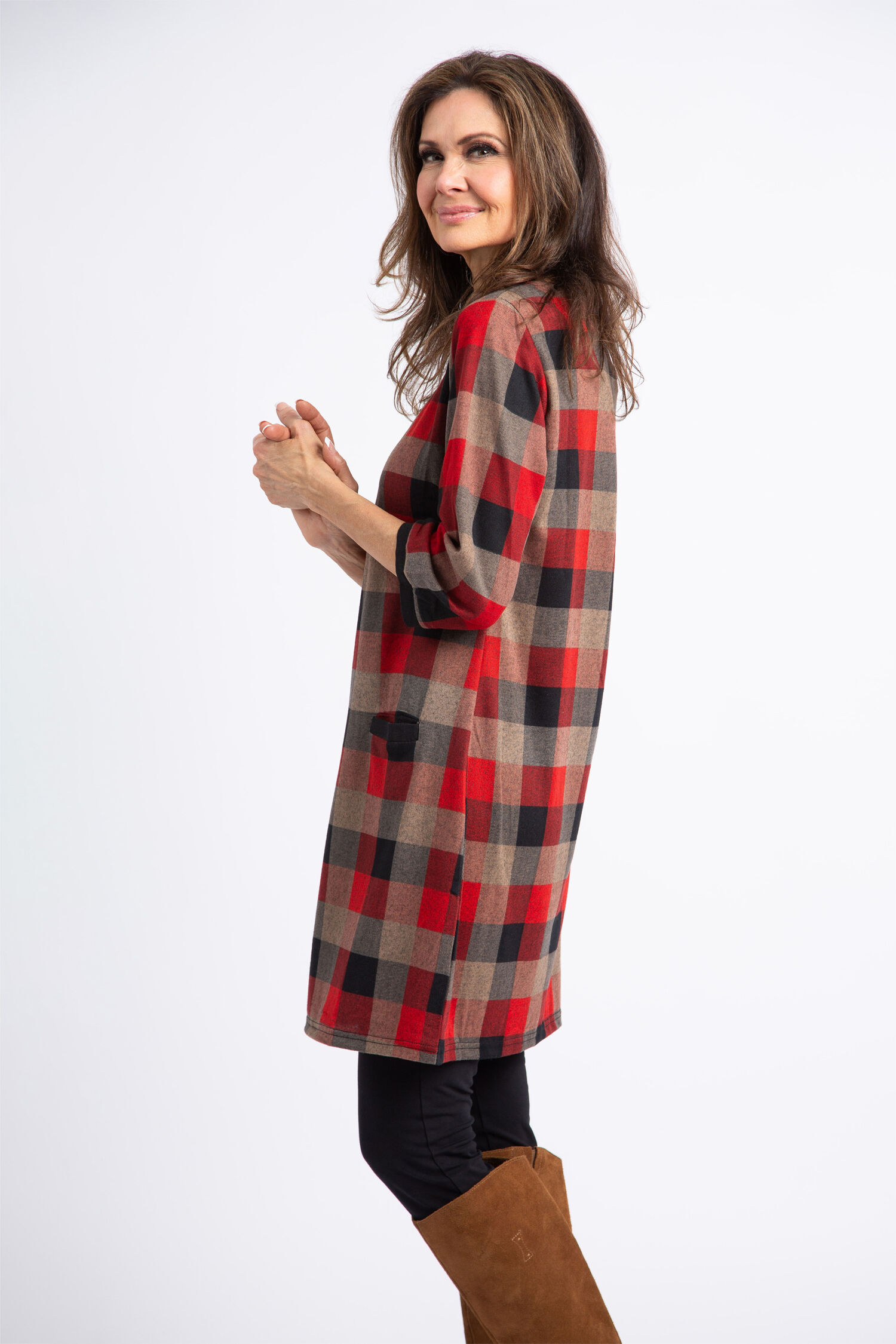 Plaid Tunic w/ Pockets  Image 2
