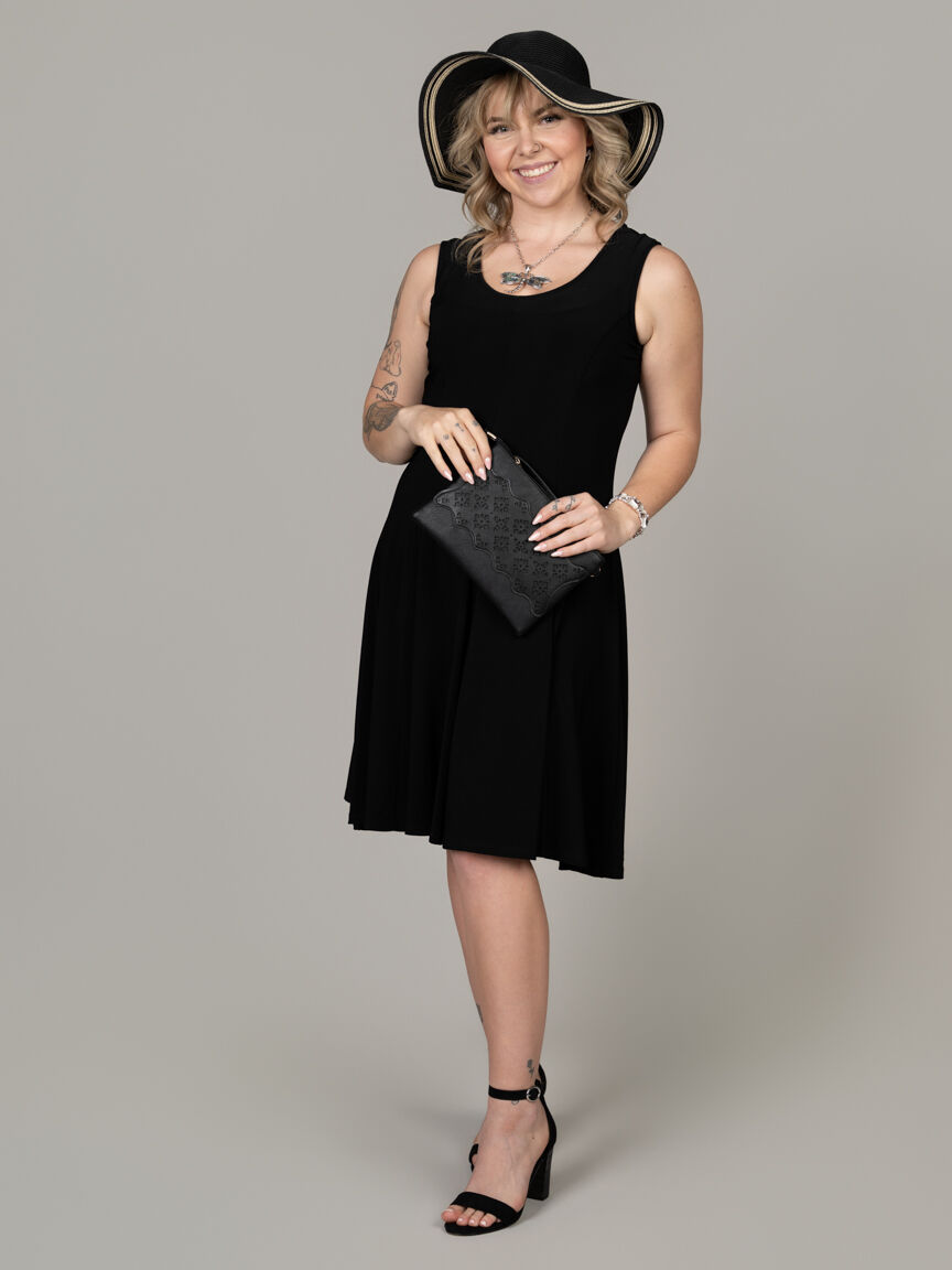 Sleeveless Fit and Flare Dress