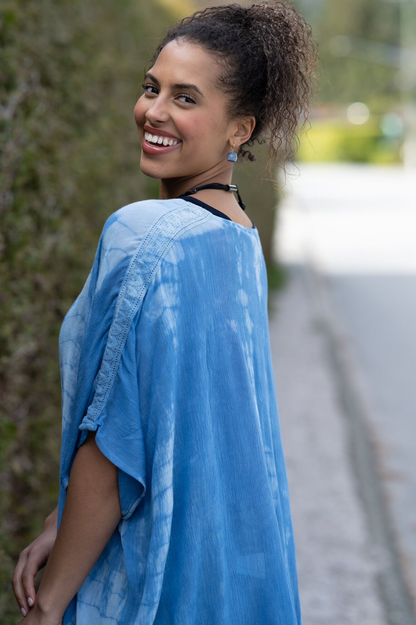 Short Sleeve Tie Dye Top Image 2