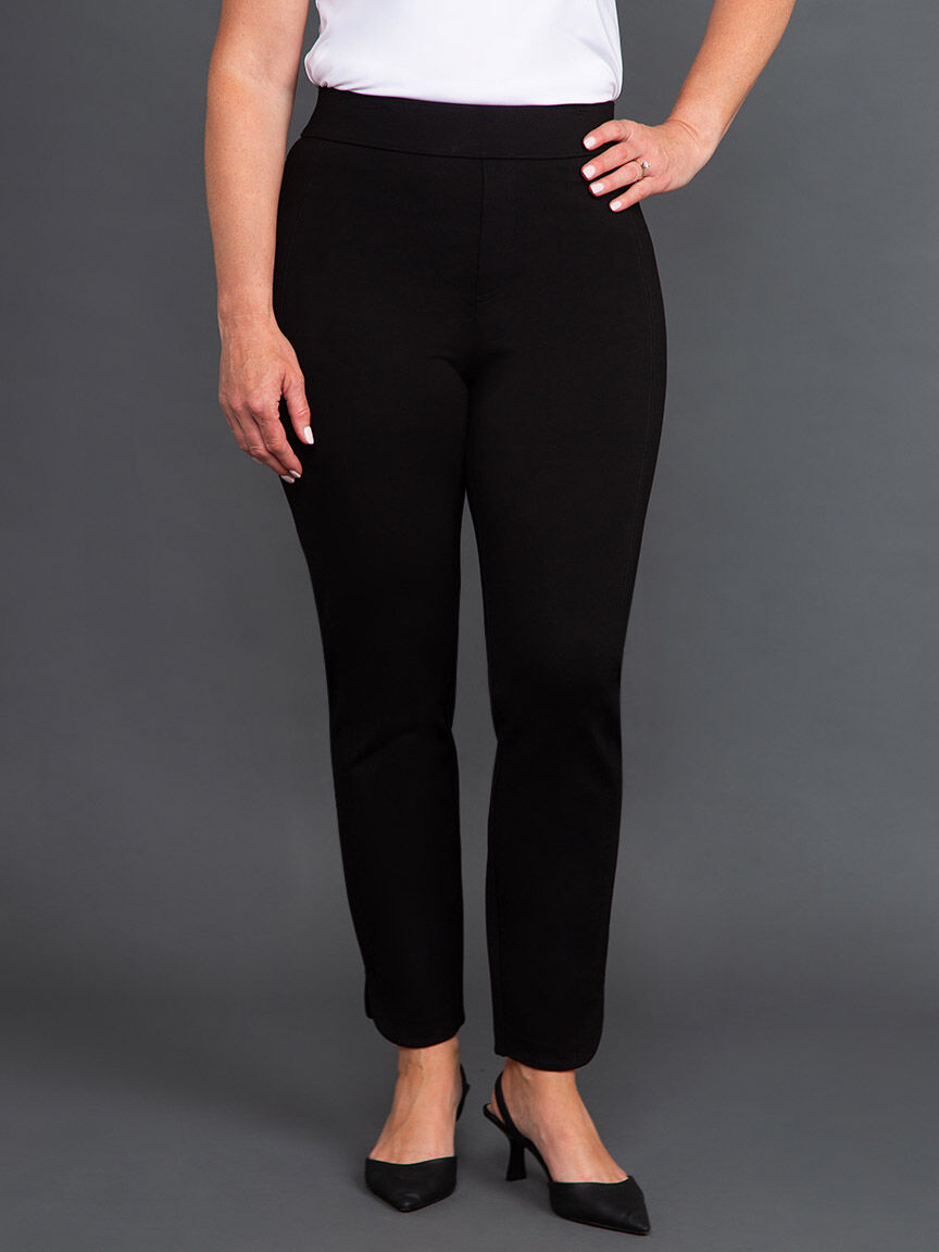 Slim Leg Smooth Pull-On Pant Image 2