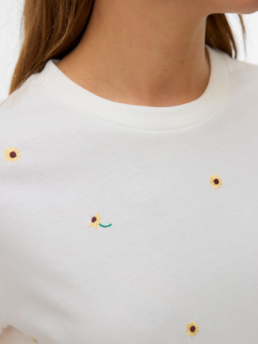 Short Sleeve Sunflower Shirt