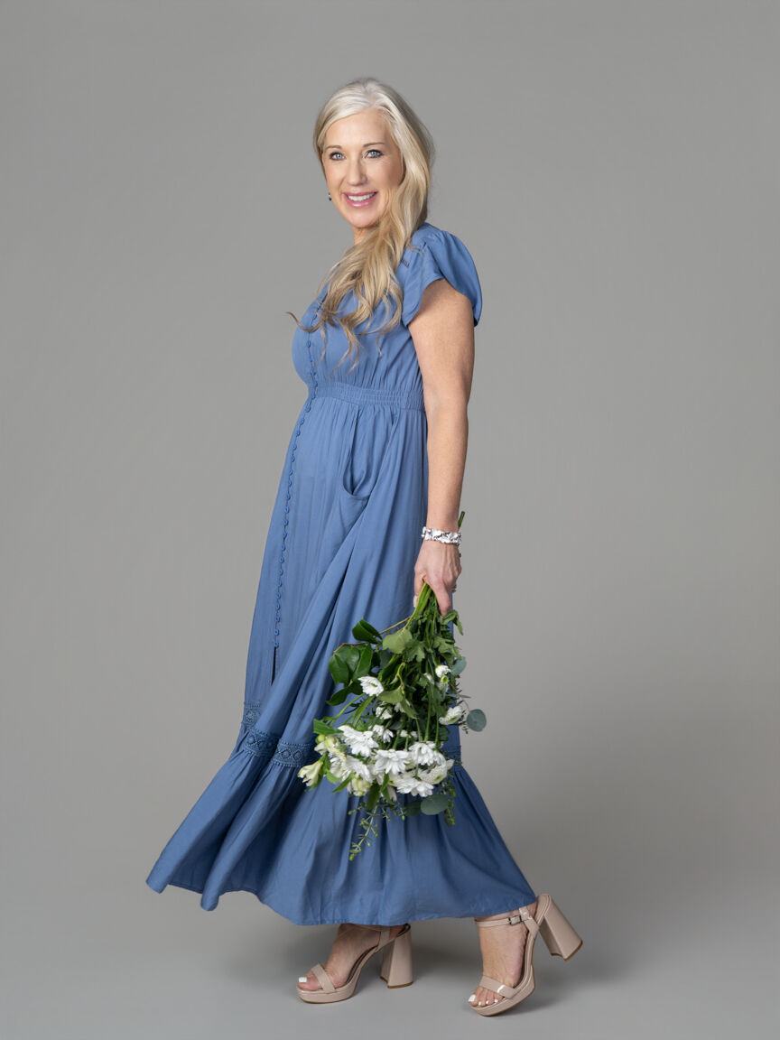 Short Sleeve Maxi Dress