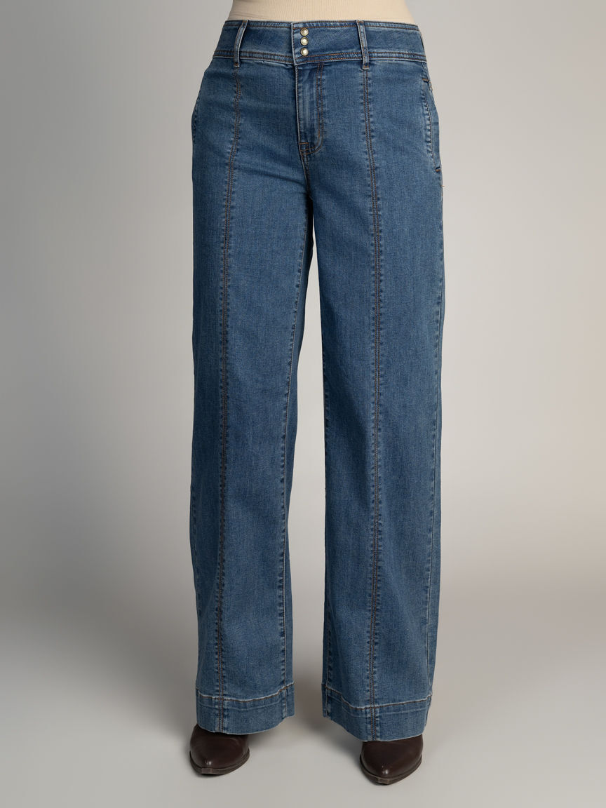Tribal Wide Leg  Jean 