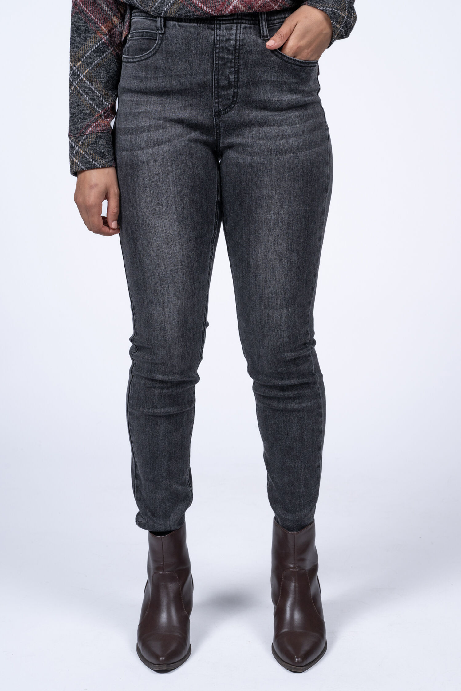 Audrey Mid-Rise Skinny Denim  Image 1