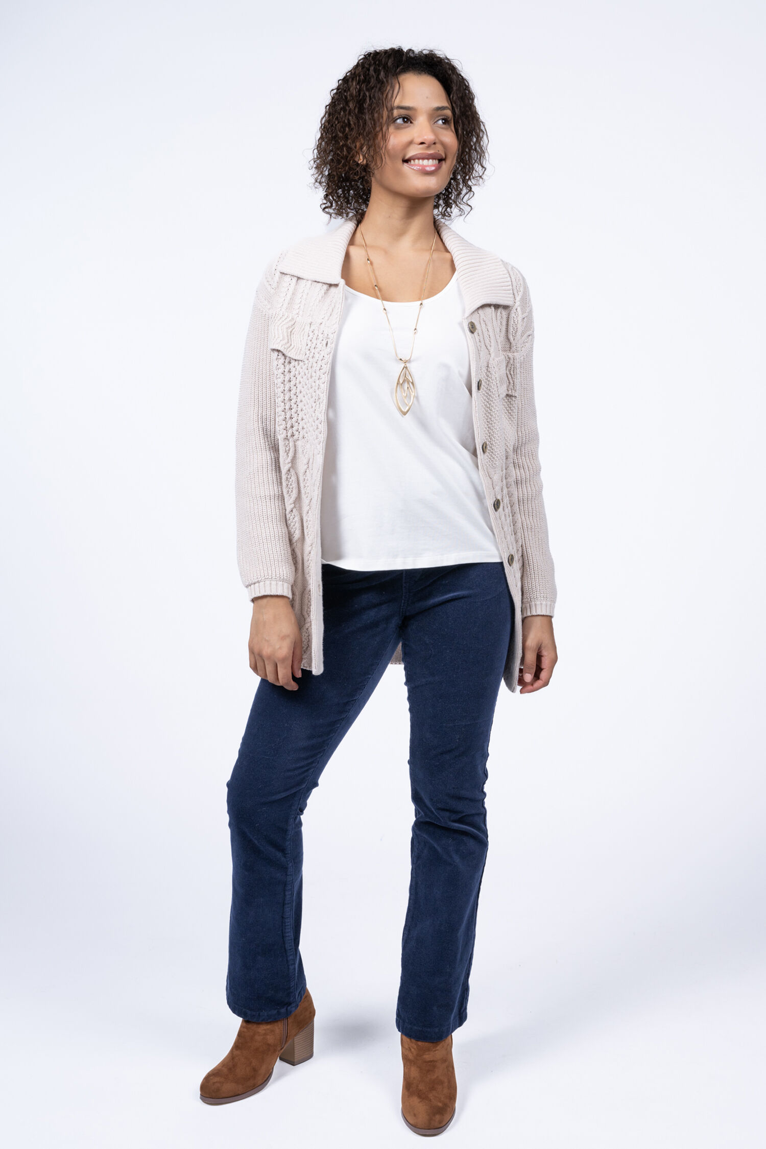 Cable Knit Cardigan  Image 5