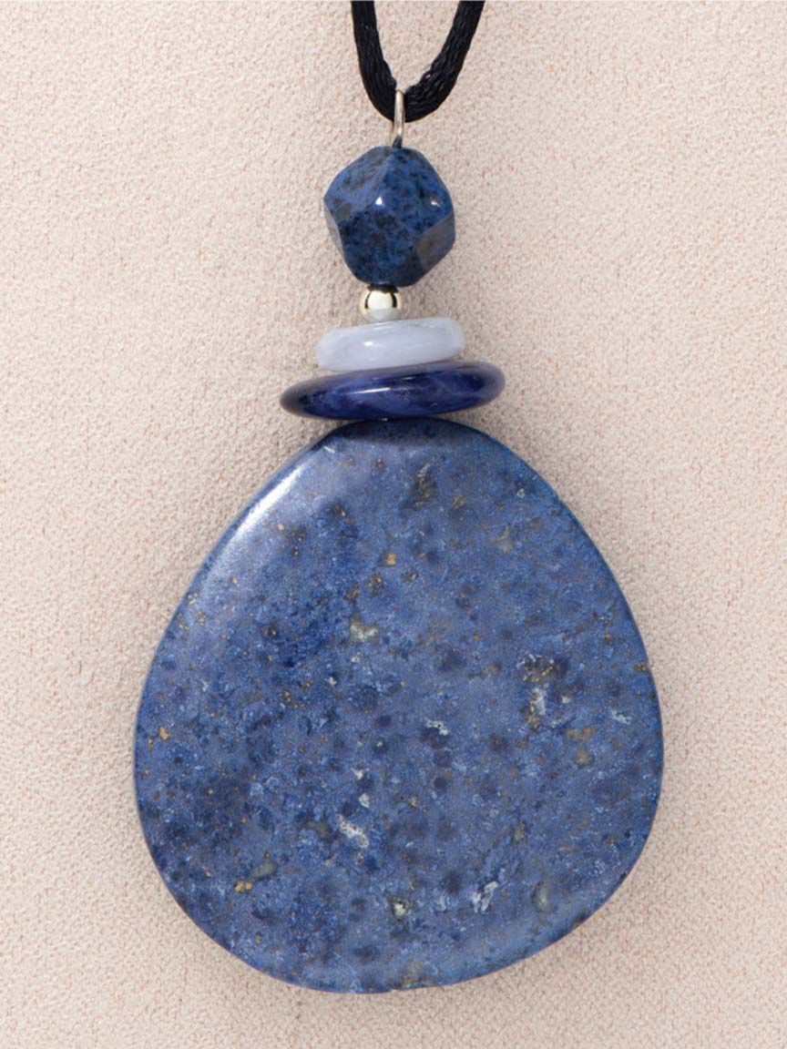 Dumortierite Dusk Cord Necklace