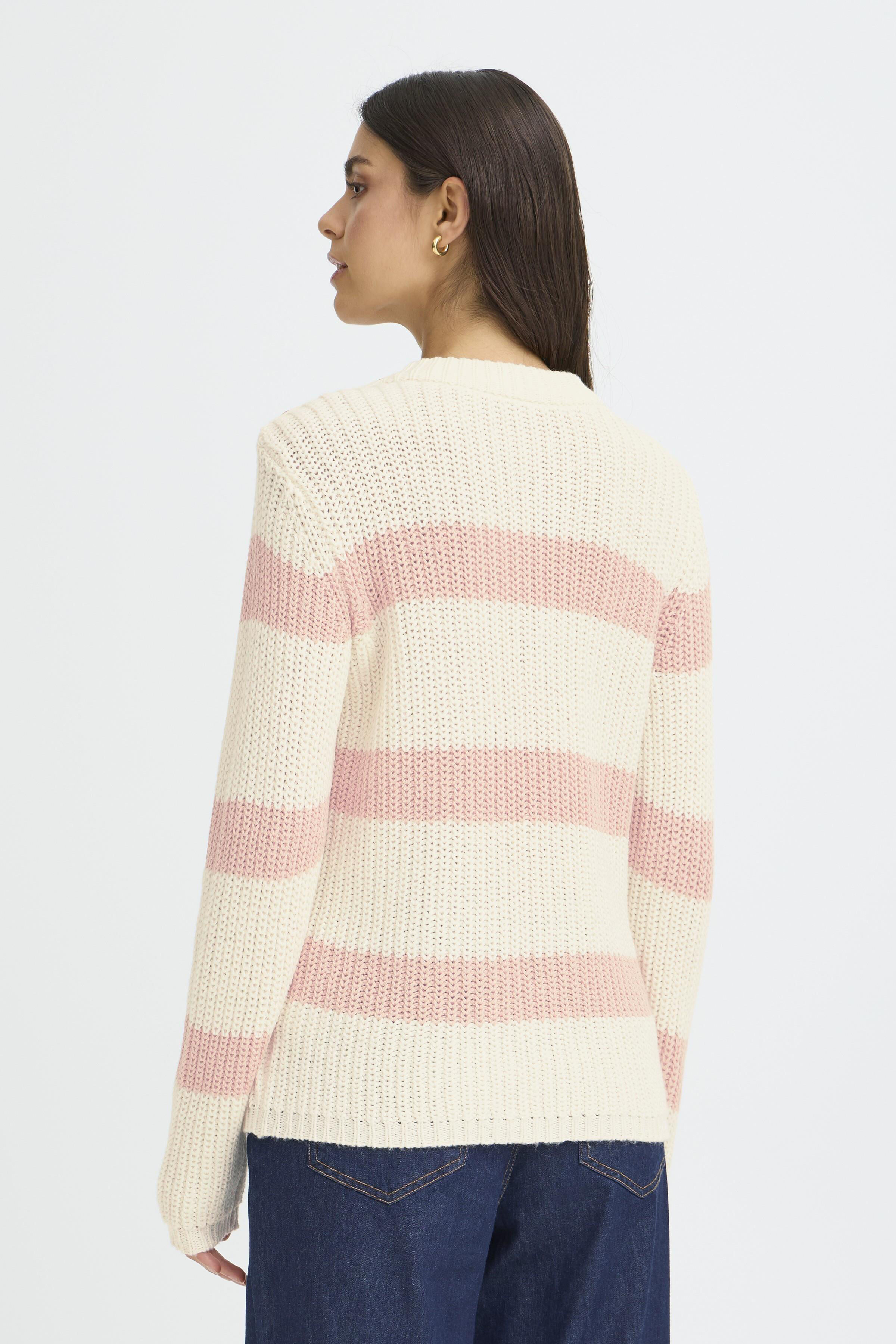 Knit Sweater With Button Shoulder Accents Image 2