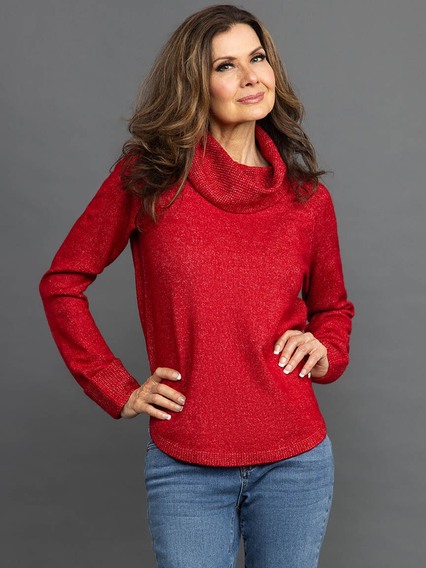 Long Sleeve Turtleneck Sweater Image 2