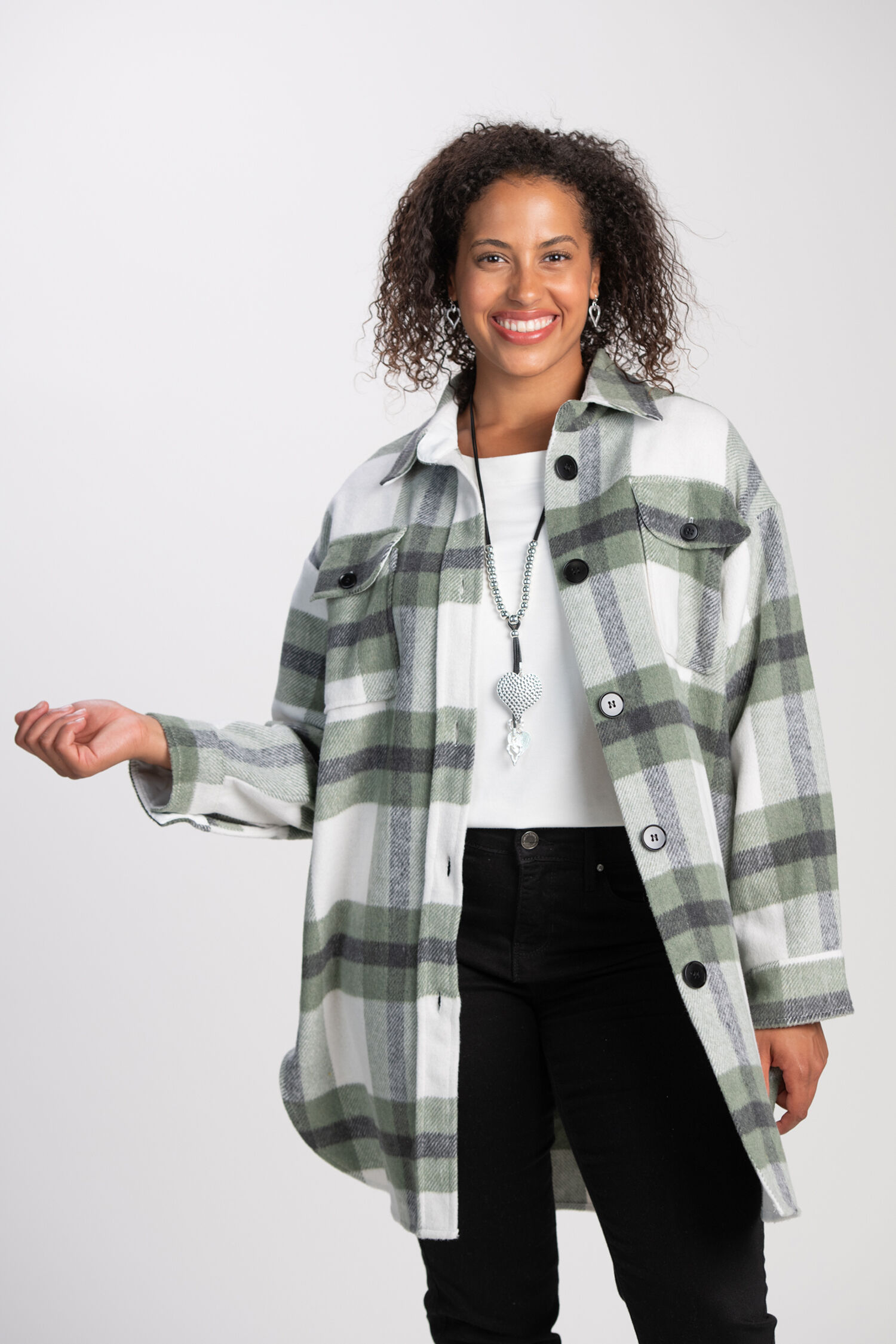 Plaid Shacket  Image 1