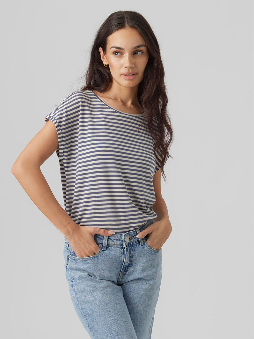 Short Sleeve Striped Shirt