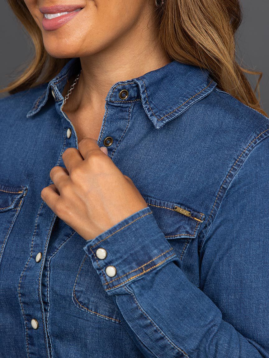 Gianna Denim Dress | Lois | Suzanne's
