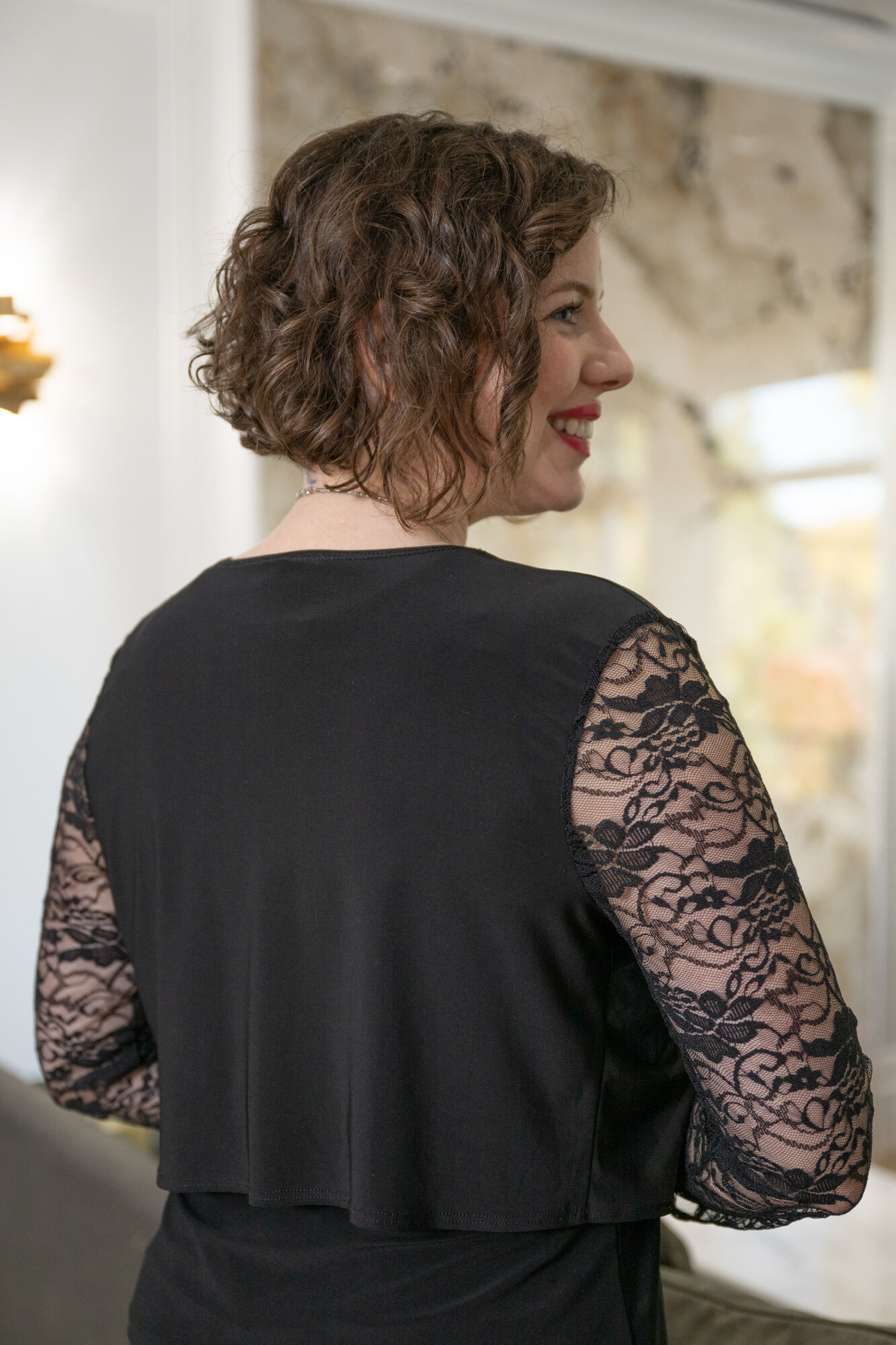 Lace Bolero Cardigan Image 2