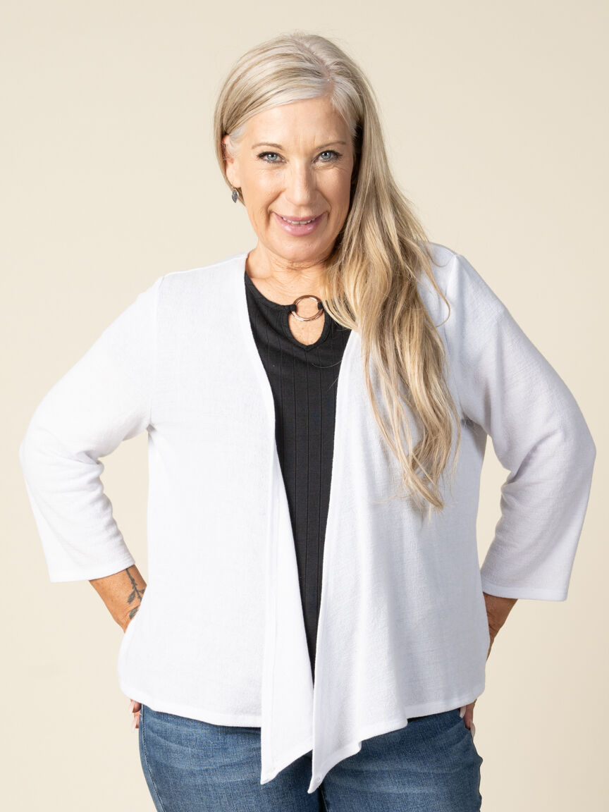 3/4 Sleeve Cardigan 3-Way Wear