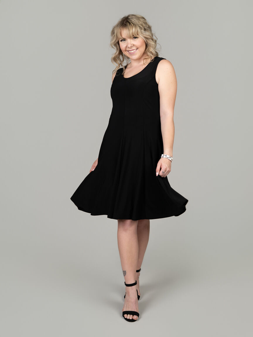 Sleeveless Fit and Flare Dress