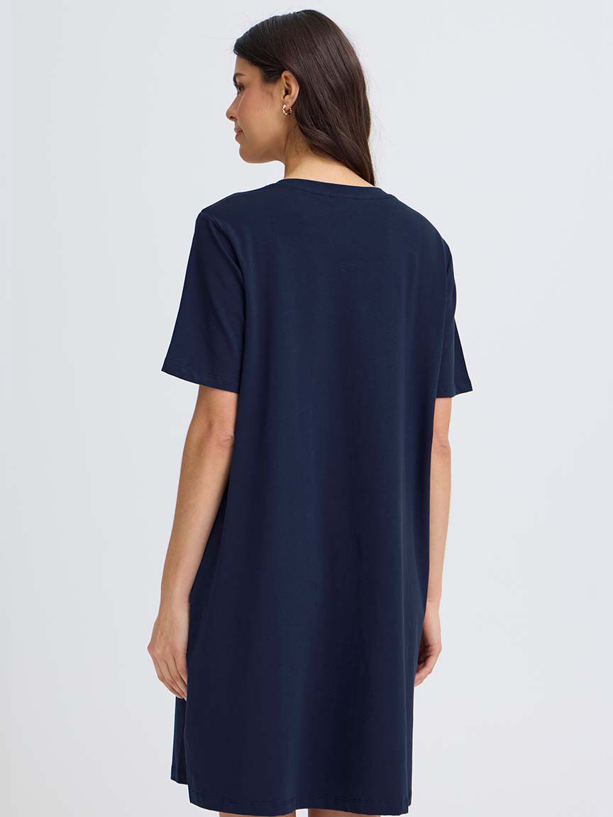 Short Sleeve Knee Length Dress Image 3