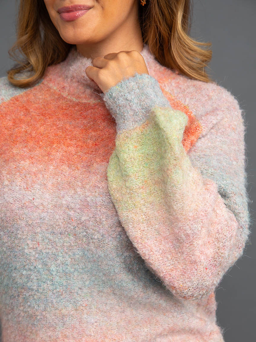 Boucle Crew Neck Sweater Image 5