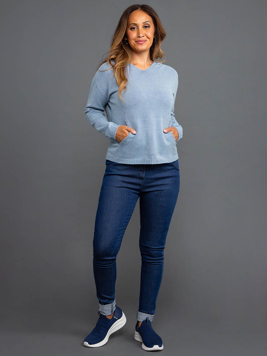 Soft Knit Hooded Sweater Image 1