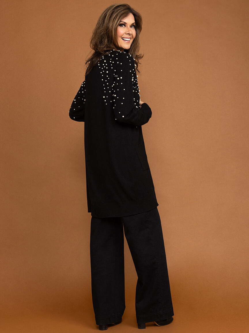 Long Sleeve Cardigan with Bling Image 3