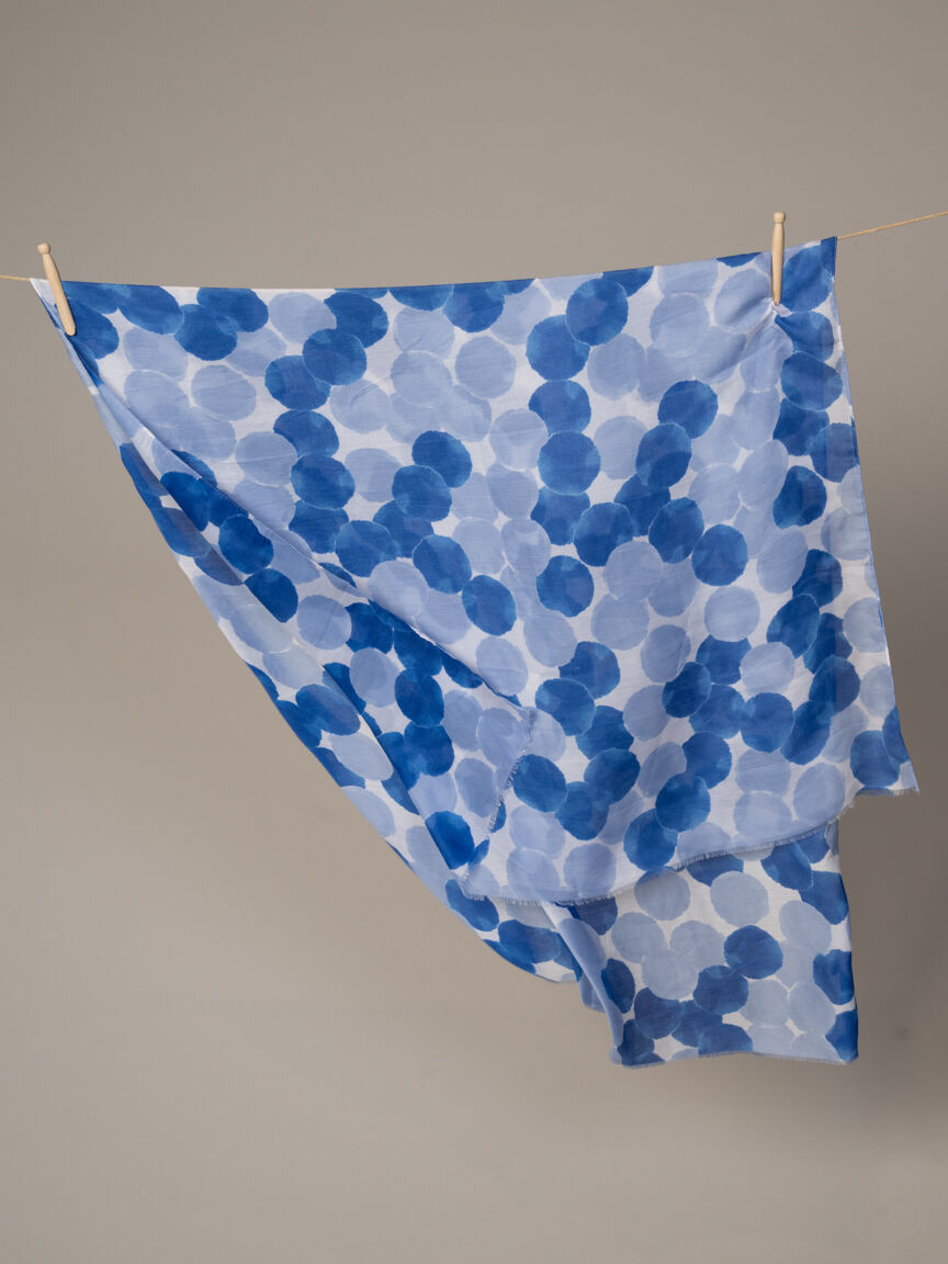 Lightweight Watercolor Circle Scarf