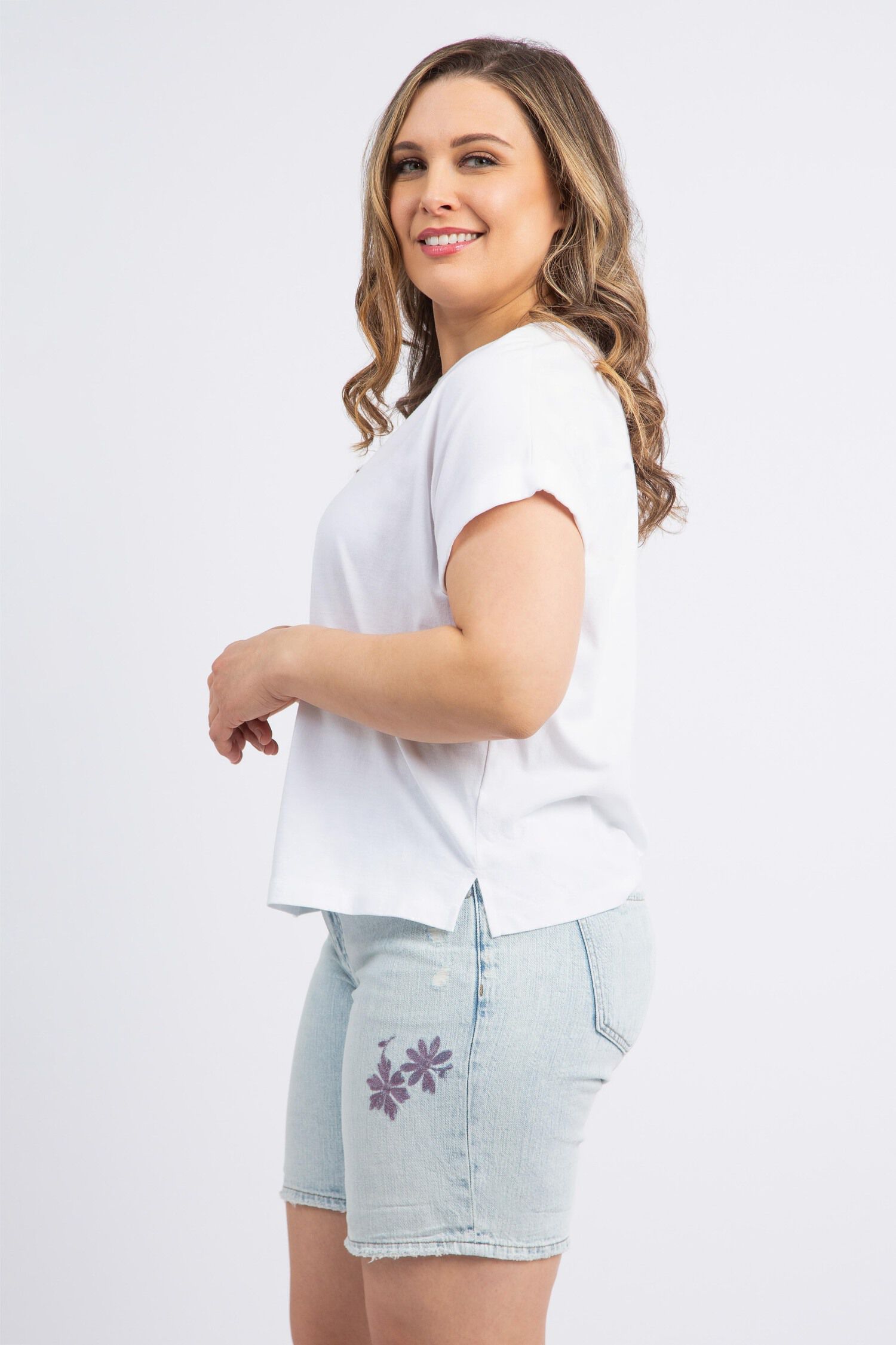 Drapey Luxe Tee Image 3