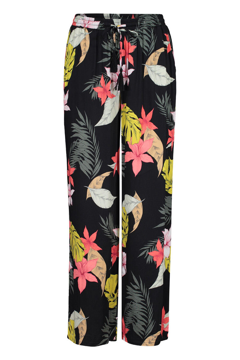 Wide Leg Ankle Palazzo Pant in Floral Print Image 2