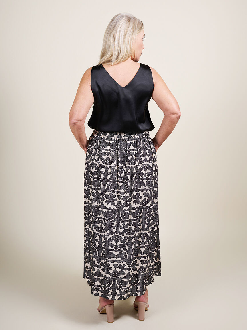 Sleeveless Satin Top  Image 2