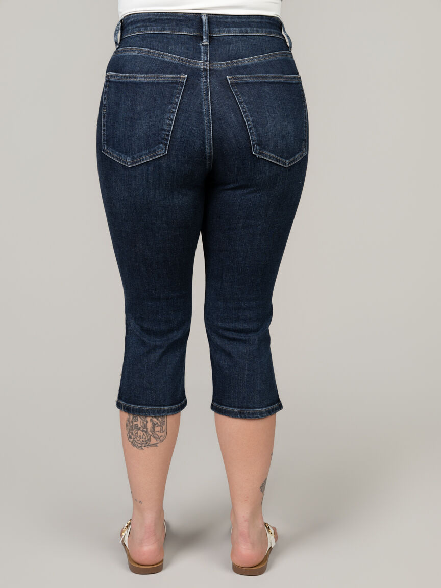 Isbister High Rise Slim Capri Jeans