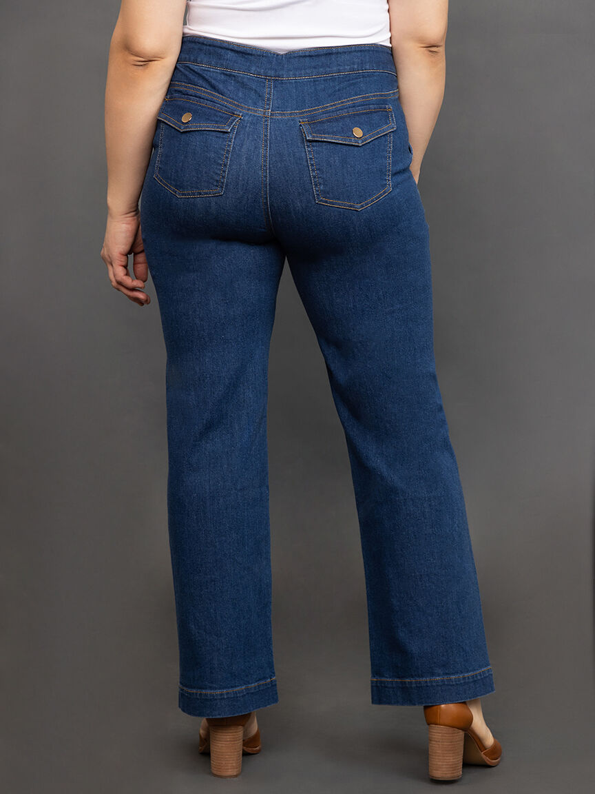 Gold Snap Pocket Jean Image 4