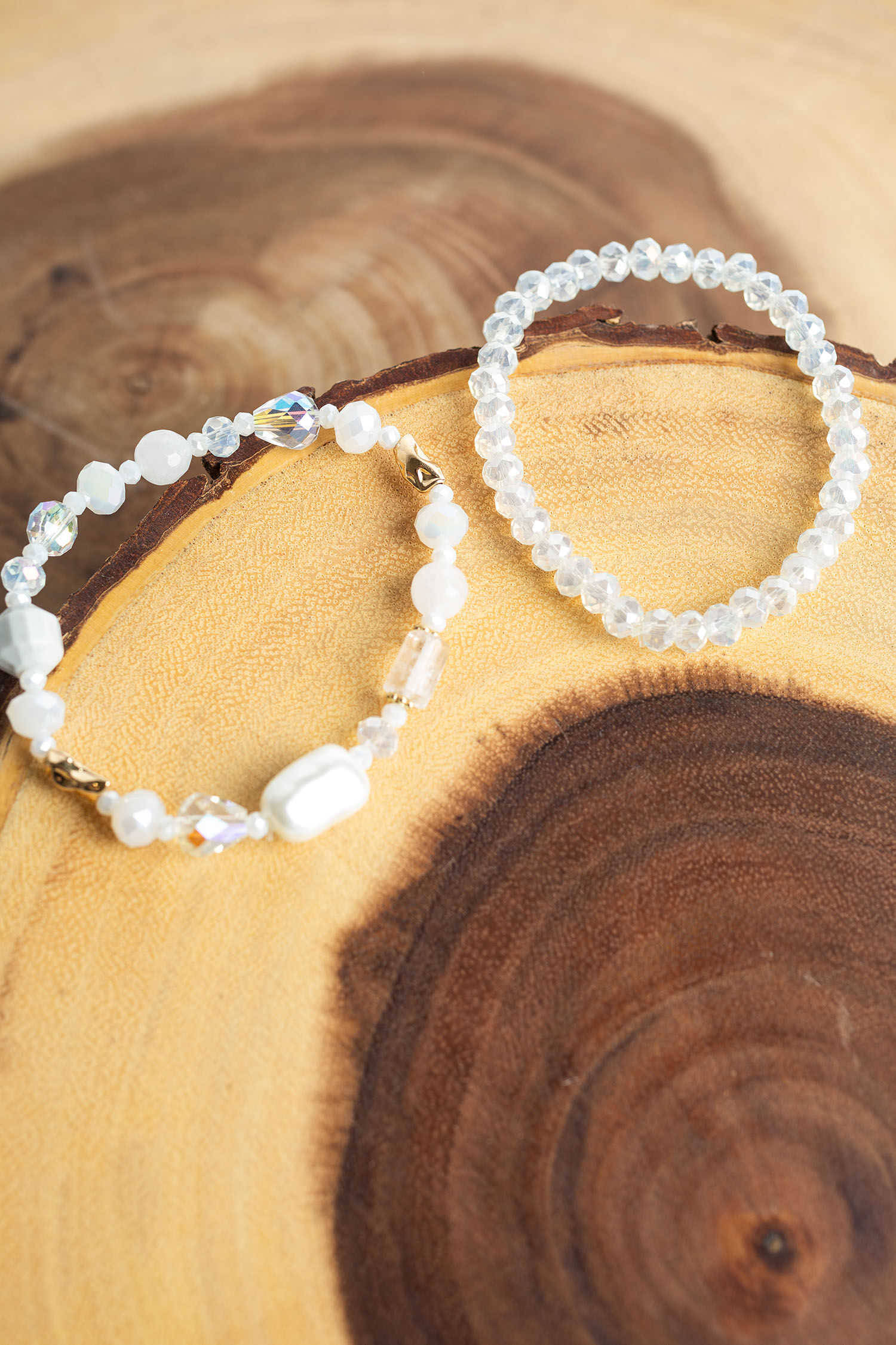 Beaded Stretch Bracelet Set Image 1