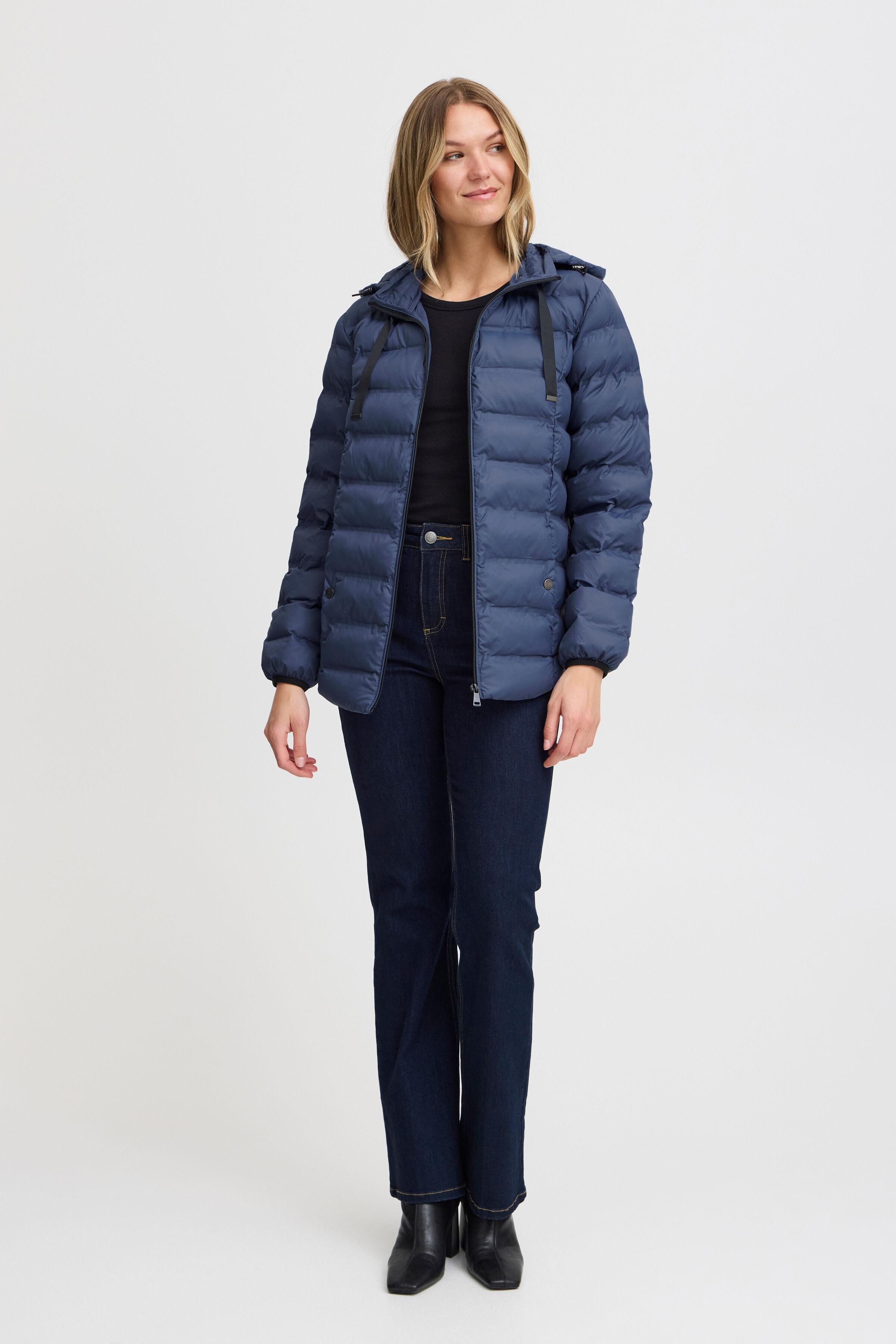 Puffer Jacket with Hood Image 2