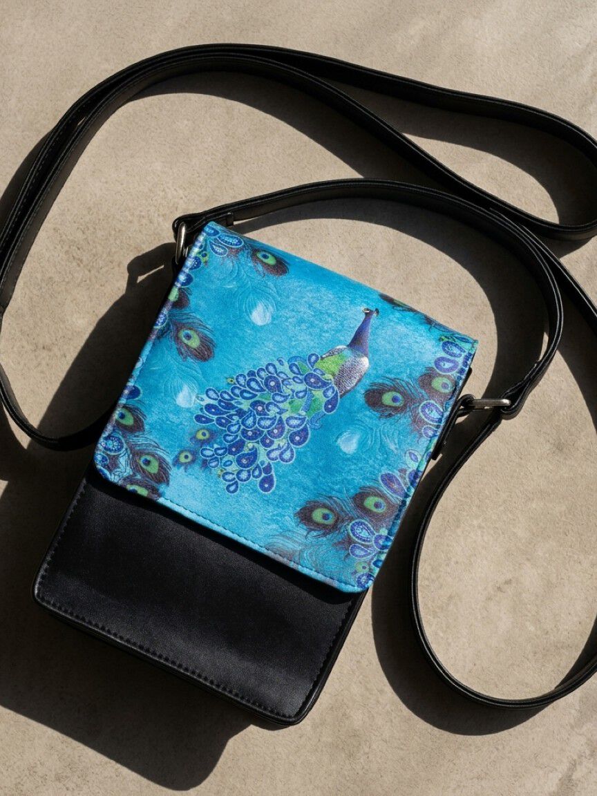 Peacock Crossbody Bag