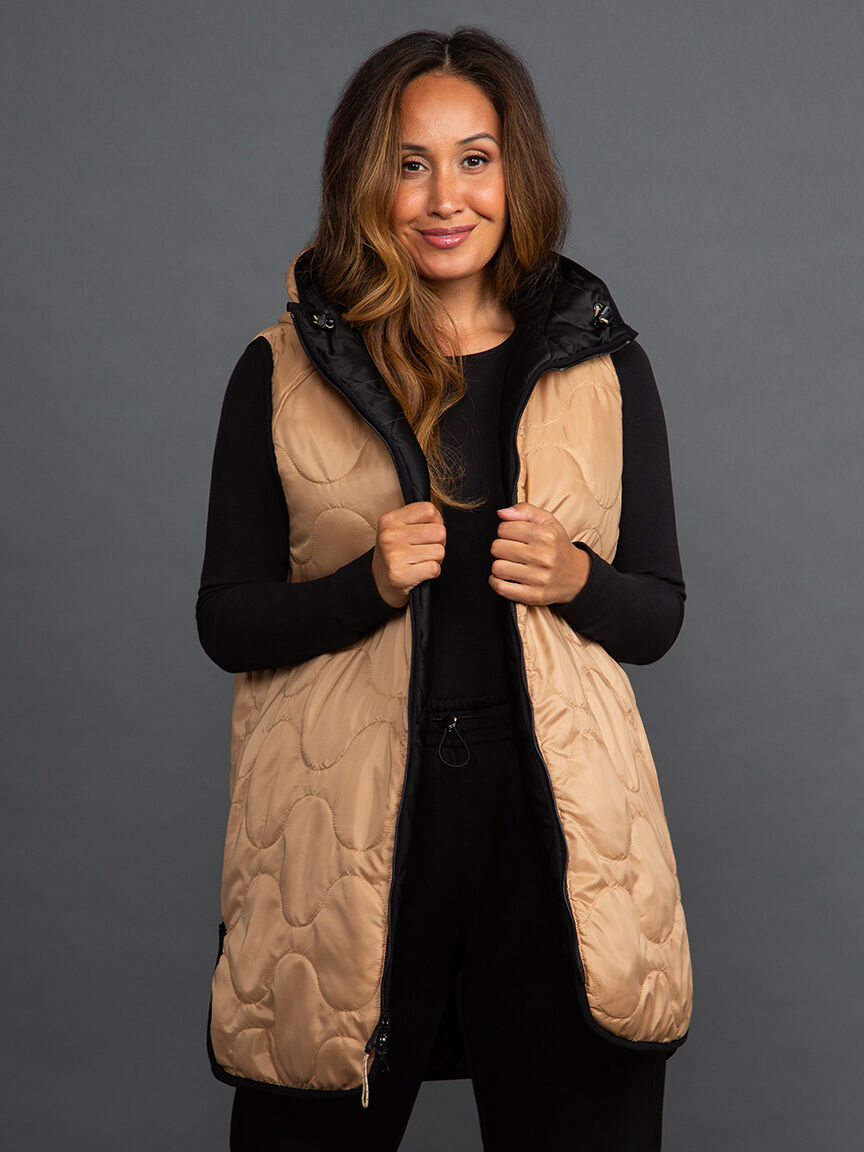 Reversible Quilted Vest Image 3