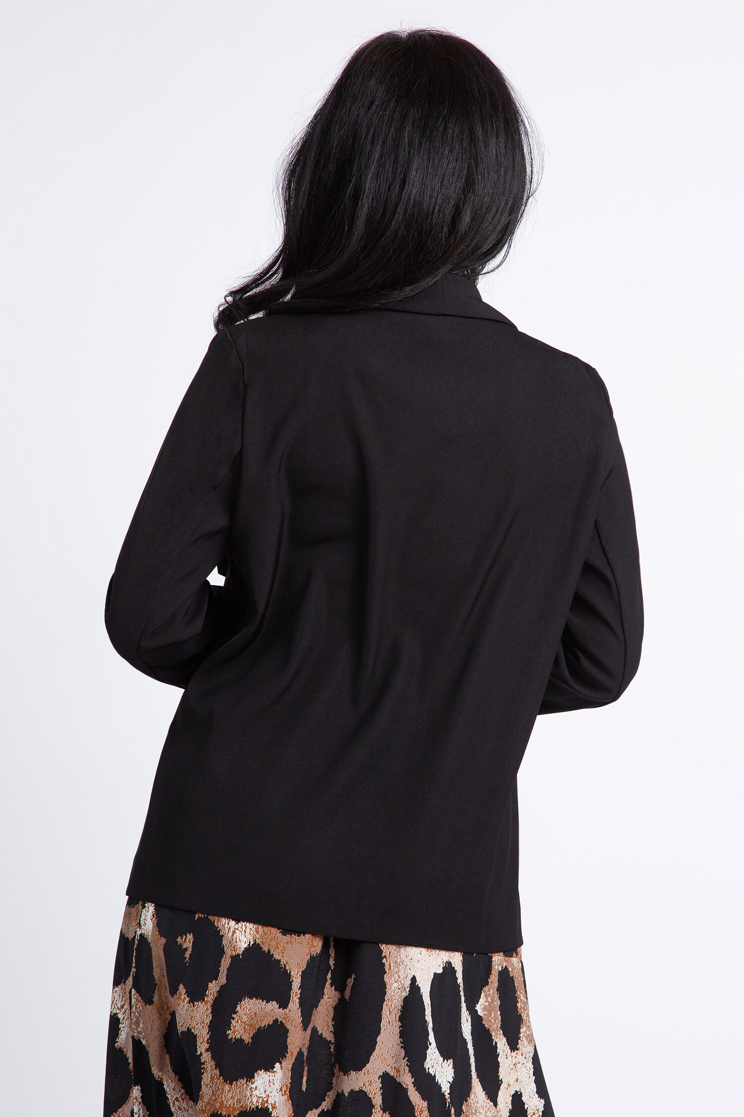 Drape Neck Blazer Image 4