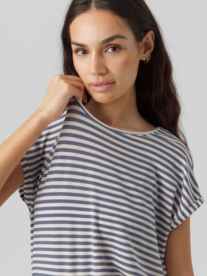 Short Sleeve Striped Shirt
