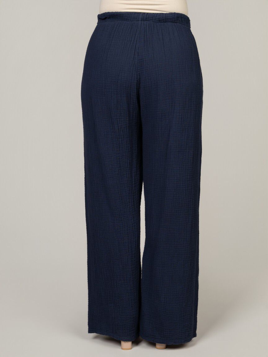 Pull-On Waffle Knit Pants
